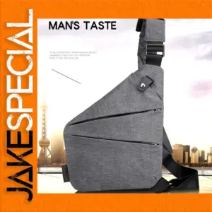 Stylish Gray Sling Backpack for Everyday Use