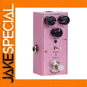Electric Guitar Effect Pedal Metallic Pink Finish