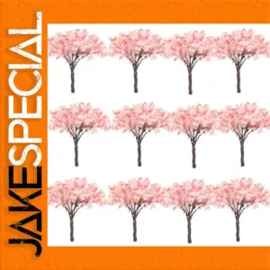 Miniature Cherry Flower Tree Models - 5 or 10 Pack