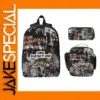 One Direction Backpack Set with Lunch Box and Case