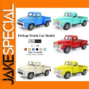 Vintage 1:43 Scale Classic Pickup Truck Set
