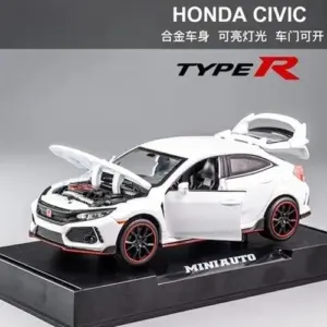 1:32 Honda Civic Type-R Diecast Model Car 18 7bf66256e4e54a4092687b81 upscaled