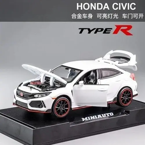 1:32 Honda Civic Type-R Diecast Model Car 7 1:32 Honda Civic Type-R Diecast Model Car - Image 7