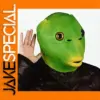 Fun Green Fish Head Mask for Costumes