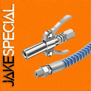 High Pressure Grease Gun Coupler with 30cm Hose