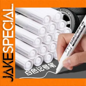 Set of 5 White Manga Marker Pens