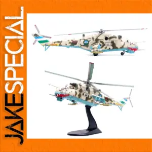 1/72 Scale Mi-24V Helicopter Model with Base