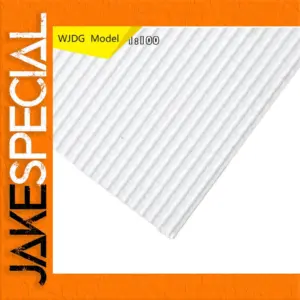 ABS White Roof Tile Set for Modeling Projects