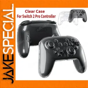 Transparent Protective Case for Switch 2 Pro Controller