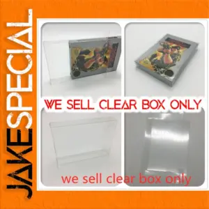 Clear NES Game Cartridge Box Protector Set
