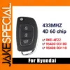 Folding Remote Key for Hyundai Models 433MHz