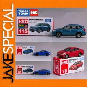 Subaru Diecast Alloy Sports Car Model Collection