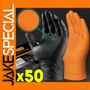 Heavy Duty Nitrile Gloves 8 Mil - 2 to 50 Pack