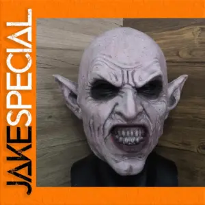 Nosferatu Grey Vampire Latex Mask for Adults
