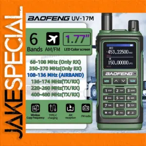 Baofeng UV-17M Walkie Talkie with 999 Channels
