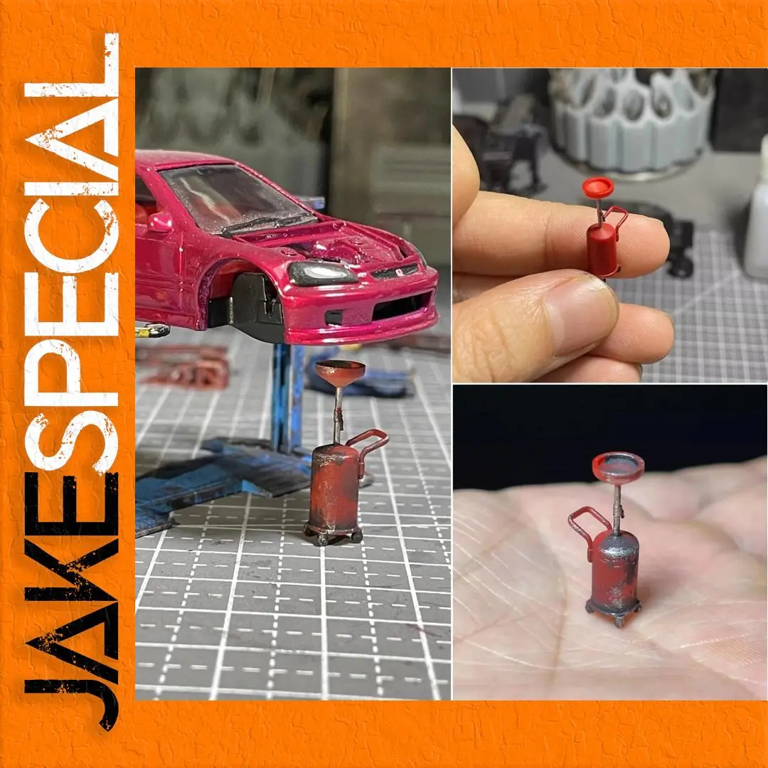 1/64 Scale Custom Oil Collection Drum Model 1 1/64 Scale Custom Oil Collection Drum Model