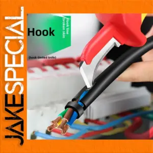 Bent Hook Electrician Knife for Cable Stripping
