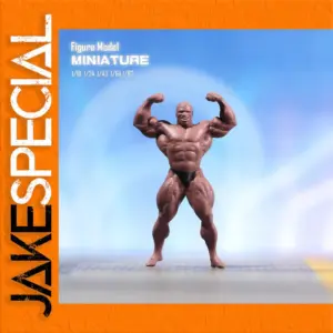Miniature Bodybuilder Figure in Various Scales