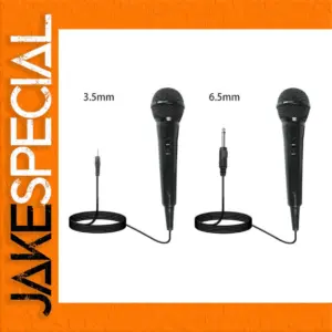 Dynamic Handheld Microphone with Cable 2m