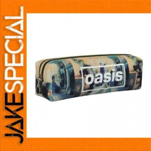 Oasis-Inspired Vintage Leather Pencil Case