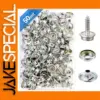 50 Set Stainless Steel Snap Fastener Kit