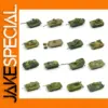 1/72 Scale WWII Tank Model Kit Set of 20