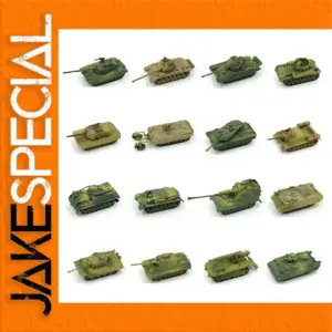 1/72 Scale WWII Tank Model Kit Set of 20
