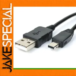 USB Data and Charger Cable for Exilim Cameras