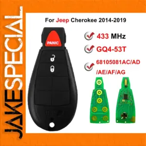 Jeep Cherokee Key Fob 2014-2019 Replacement