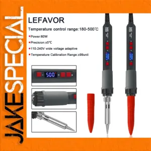 Lefavor 60W Digital Temperature Control Soldering Iron