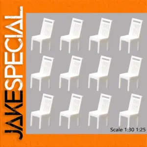 Set of 10 Miniature Chairs for Dioramas