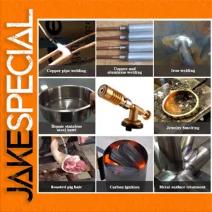 Copper Gas Burner Welding Torch 1300°C