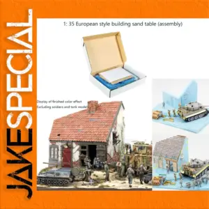 1:35 Scale European Style Building Model Kit