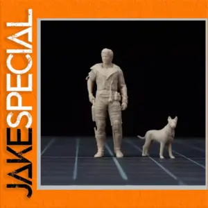 Miniature Resin Diorama Figures Set of Two