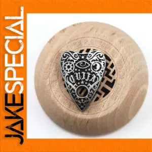Ouija Board Heart Enamel Brooch Pin
