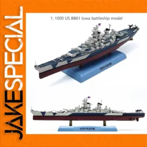 BB61 Iowa Battleship Model 1:1000 Scale Replica