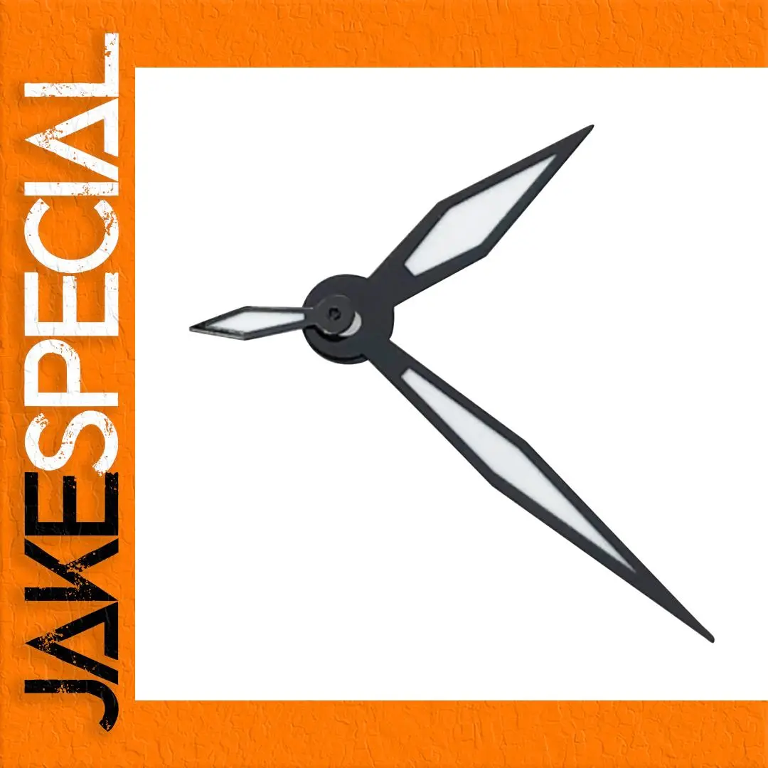 Sleek Black Watch Hands for ETA6497, 6498, ST3600 1 Sleek Black Watch Hands for ETA6497, 6498, ST3600