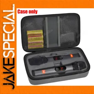 Portable Storage Bag for Wireless Microphones