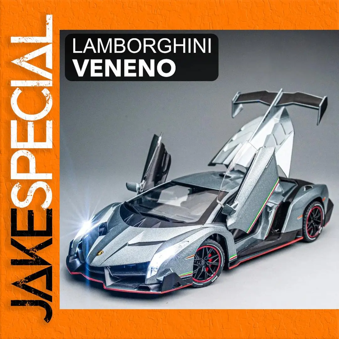Lamborghini Veneno 1:24 Scale Model Car 1 Lamborghini Veneno 1:24 Scale Model Car