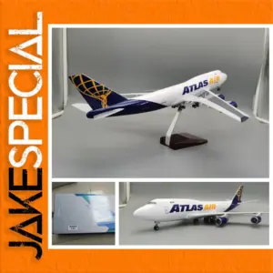 B747 Atlas Air Aircraft Model 1:150 Scale