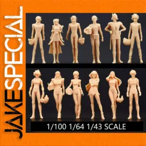 Anime-Inspired Resin Miniatures for Dioramas