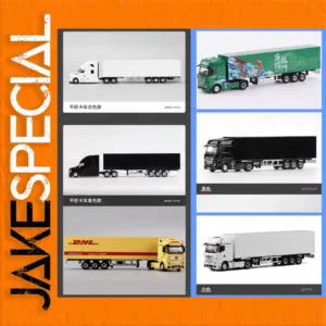 Perka 1:64 Freightliner Container Truck Model