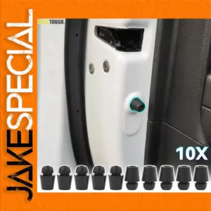 Set of 10 Black Automotive Door Dampers