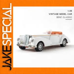 BENZS Vintage Convertible Car 1:36 Scale Model