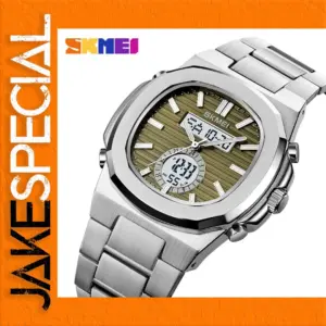 SKMEI 3 Time Light Date Watch Model 2279