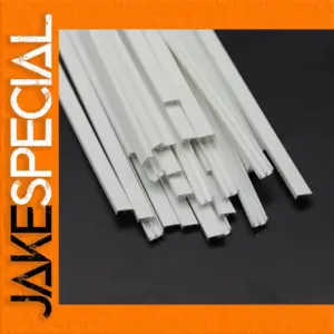 10pcs 50cm White ABS Plastic Hollow Tubes Set