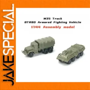M35 Truck & BTR80 1/144 Scale Model Set