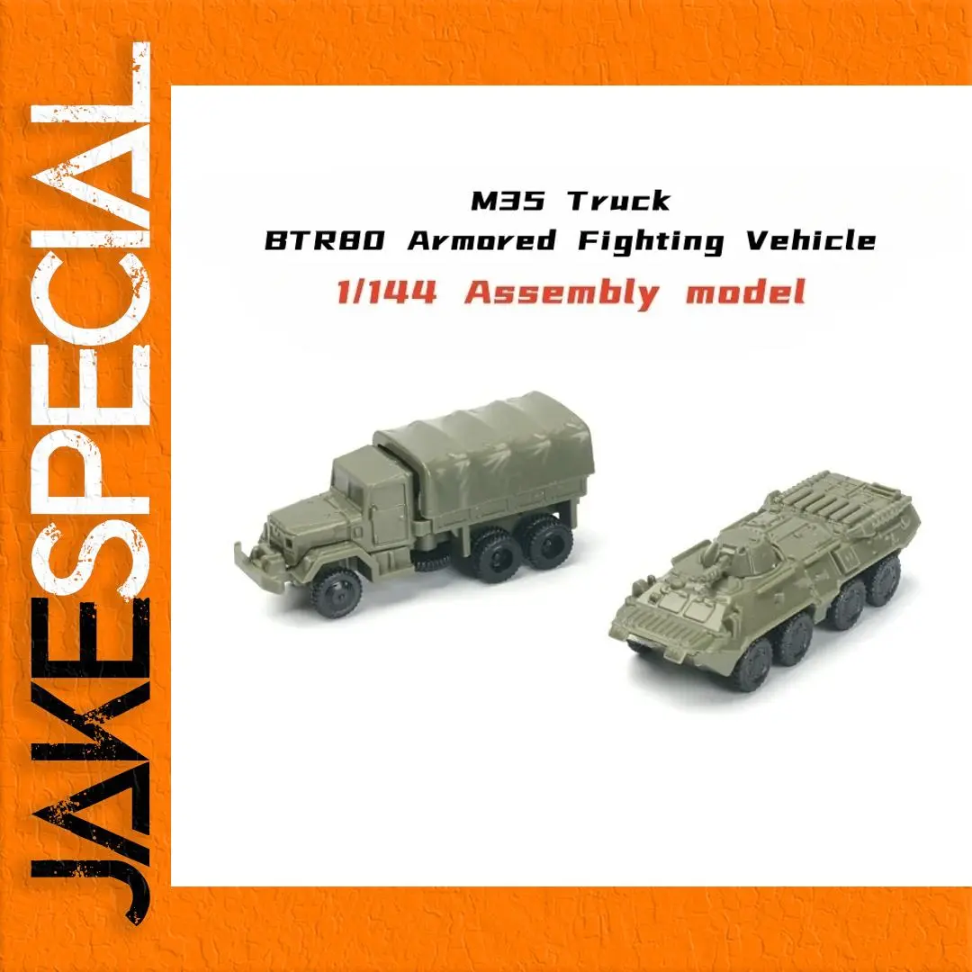 M35 Truck & BTR80 1/144 Scale Model Set 1 M35 Truck & BTR80 1/144 Scale Model Set