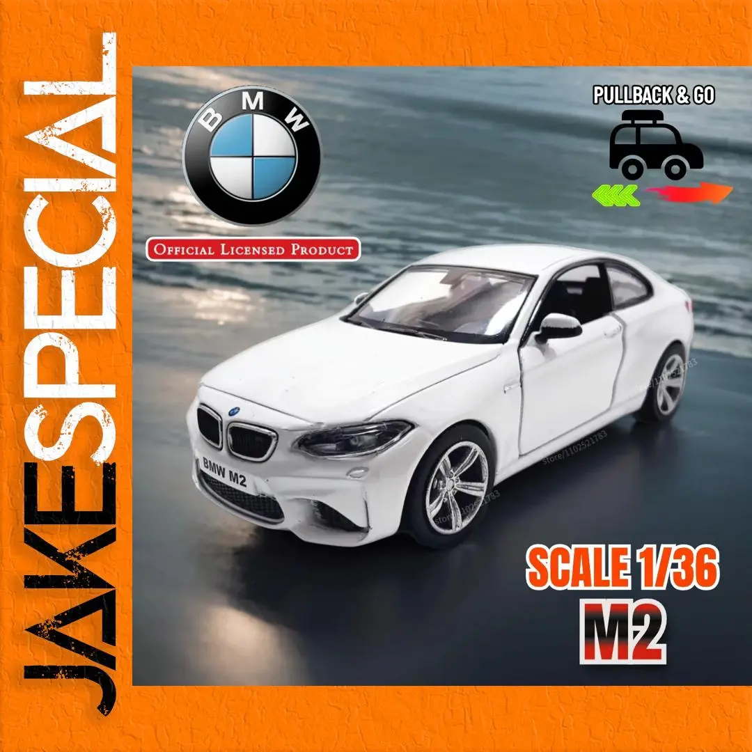 BMW M2 1:36 Scale Pullback Diecast Model 1 BMW M2 1:36 Scale Pullback Diecast Model