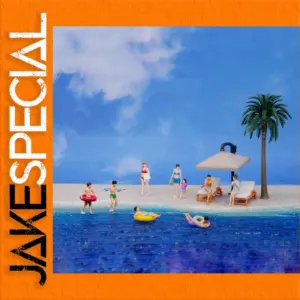 Santa Children Beach Scene Resin Diorama